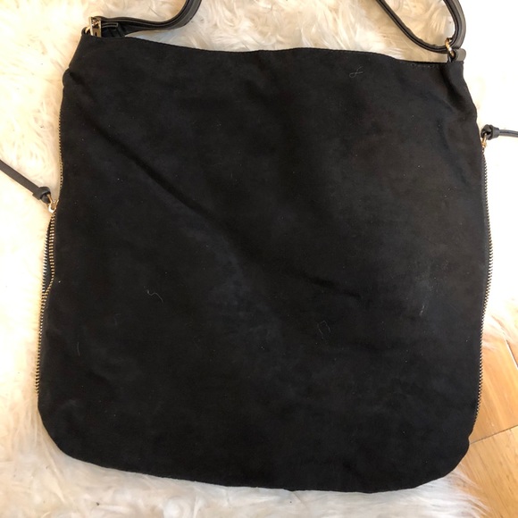 River Island Black Suede Bag - Picture 3 of 8